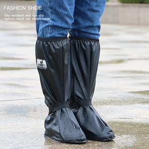 EOSM ถุงคลุมรองเท้ากันน้ำ รองเท้ากันฝนพีวีซีกันลื่น พื้นยางกันลื่น ใส่เดินสบาย Rain Boots Cover Shoes
