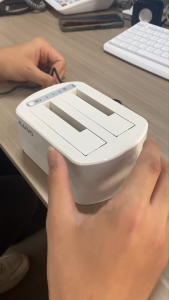 MAIWO HDD Cloner 2Bay SATA Hard Disk Docking Station Offline Clone USB3.0 5Gbps For 2.5"/3.5" Hard Drives with UASP Read&Write 2disks Power Supply 12V 3A