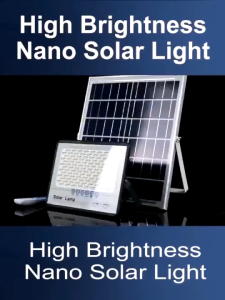 600W LED Solar Flood Light Set Outdoor Waterproof IP67 Wall and Ceiling Lighting Energy-Saving Upgrade Panel Automatic Day/Night Control - New