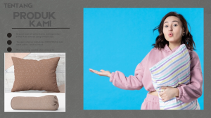 Sarung 1 SET bantal/guling katun embos motif LP