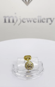 MJ Jewellery Golden Ball Charm P23  375 Gold & 916 Gold