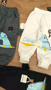 MASYKEN Joger Dino - Celana Jogger Anak - Usia 1- 5 Tahun