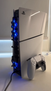 DOBE PS5 Fat Slim Pro Cooling Fan Three Hight Speed Fan With Blue LED Lightning Effect TP5-1523 TP5-3538 TP5-35153