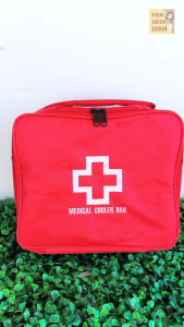 Medical Cooler Bag Tas Medis P3K Obat Pouch Travel Hand Bag First Aid Kit Tas Selempang