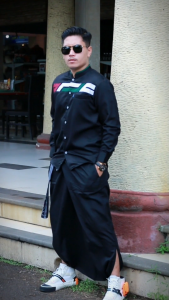 Hilwa Collection Official - Baju Koko Pria Kombinasi Lengan Panjang Fashion Muslim Motif Mirror Warna Hijau Putih Merah Hitam Ukuran S M L XL XXL XXXL Jumbo Kain Katun Toyobo Fodu Import