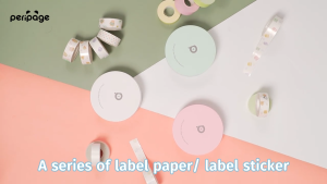 PeriPage L1plus Portable Bluetooth Label Printer-Small Smart Handheld Mini Labeler with Tape-CompatibleRechargeableMultiple Template Font Icons