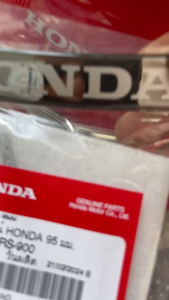 Tem logo Honda dán mặt nạ Wave Alpha Wave Zx Wave 110 chính hãng Honda Thailand.
