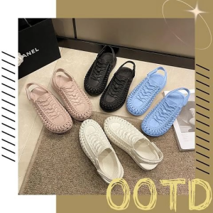 QLshop มาแรงมาก รองเท้าแตะรัดส้นแฟชั่น ทรงสวยทันสมัย ผลิตจากยางวัสดุดี ให้ดีไซน์แบบถัก ทนทานใช้งานง่าย สีสวยละมุนตุ้น ใส่ได้ทั้งชายและหญิง ปังมากว่าไม่ได้