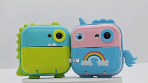 LIOTOG Q5 New Instant Camera With Printer For Kids 2.4" Touch Screen Kids Digital Thermal Camera Kids Video HD Birthday Christmas Gift With Print Paper