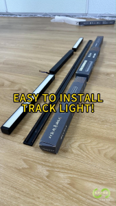 [READY STOCK]Magnetic Lighting Track LED Track Light Rail System Lighting Rail 1M easy to install
