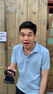 Sandal học sinh thời trang MUIDOI D1300 thân vải dệt đế đúc