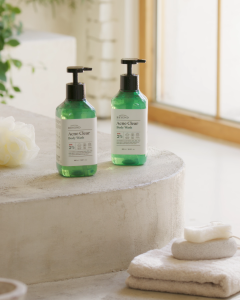 BEYOND Acne Clear Body Wash AHA BHA PHA 500ml Acne Treatment Body Wash Back Acne Suitable for Sensitive Skin