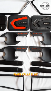 Paket Garnish Outer Cover Door Handle Tank Cover Plus Cover Spion Calya 2016-2023 Rline All Variant