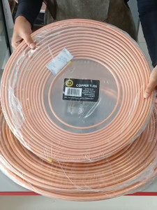 เคลื่อนที่ 1/4 แบบหนา 0.7 มม. แบ่งขาย ท่อทองแดงแบบม้วน ขนาด 1/4