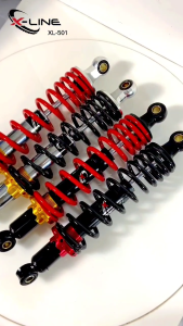 Shockbreaker X-Line Belakang Dual Tipe 501 Motor Bebek Variasi Jupiterz Fizr Rx King GL Tiger Supra Shogun Ukuran 280 320 340 360L Original