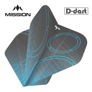 Mission Dart Flights - PRECISION STANDARD 100 Micron Solo Darts Flight For Soft and Steel Darts