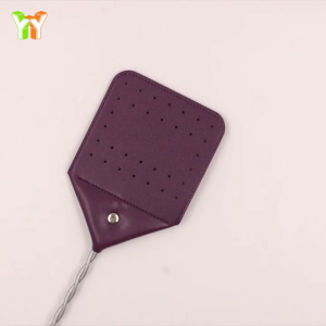 1Pcs Manual Leather Fly Swatter Mosquito And Cockroach Repeller With Long Handle For Indoor Outdoor