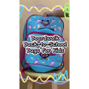 Boardwalk Jamaru Grade School Bags For Girls With Detachable Lunch Bag  Owl Design