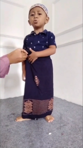 Sarung Anak instan Untuk Usia 2 10 Tahun Sarung Batik Anak Dengan Karet Pinggang Model Rok