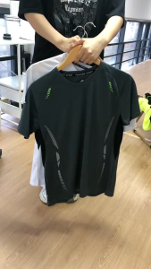 KAMB Jersey Olahraga Pria 1 Set & Baju Olahraga Pria 2Pcs Bernapas Cepat Kering