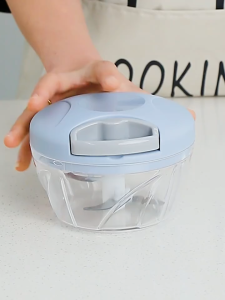 เครื่องปั่นมือดึง เครื่องบดอาหาร เครื่องบดพริก เครื่องปั่น เครื่องบดกระเทียม เครื่องเตรียมอาหาร ปั่นเครื่องเทศ เครื่องปั่นอเนกประสงค์ 170/500ml