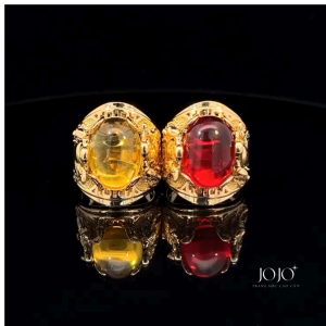 N1154 Nhẫn nam phong thủy đá đỏ có lót lòng