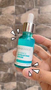 Hanasui Advance Exfoliating Serum Mengeksfoliasi Sel Kulit Mati Noda Hitam