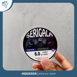 AQUASEA - Tali Pancing 108meter Warna Putih Bening Senar Pancing Bahan Nilon Senar Serigala