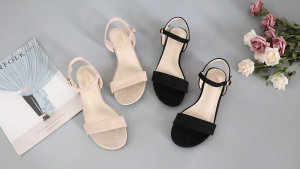 COLDIE Fashion Pointed Block Heels High Heels Sandals Heels997