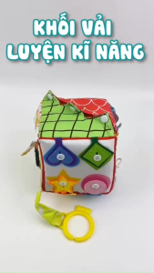 Đồ Chơi Vải - Bộ Hình Khối Luyện Kỹ Năng Cho Bé Từ 6 Tháng - Pipo Vietnam