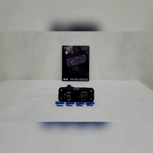 Casan Hp Motor Charger USB + Voltmeter Tanam Waterproof Universal Semua Motor Rizoma