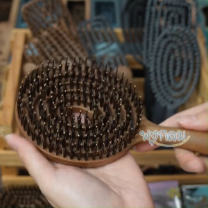 Yao แปรงหวีผม ลดผมร่วง ขนหมูป่าเพิ่มวอลุ่มผม มีให้เลือกเหมาะกับลักษณะผม