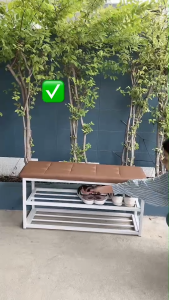 (ราคาลดพิเศษ) DOCEY HOME ชั้นวางรองเท้าพร้อมเบาะนั่ง เบาะรองนั่ง ตู้เก็บรองเท้านั่งได้ มีชั้นวางรองเท้า ประหยัดพื้นที่ shoe rack ชั้นวางรองเท้าถูกๆ