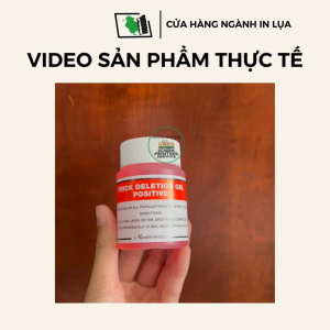 Xút tuốt tẩy bản kẽm chuyên cho ngành in offset in ấn Thick Positive Deletion Gel