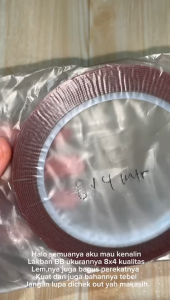 Lem BB MERAH 8mm x 4meter untuk mobil kendaraan