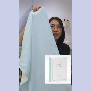 GRANNY BEN ผ้าเช็ดตัวเด็ก ขนาด 50x100 cm.ซึมซับน้ำดีเยี่ยม ใยเทนเซล 100%
