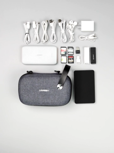 UGREEN Travel Storage Hard Case Pouch Tas Gadget Waterproof Eva 50903
