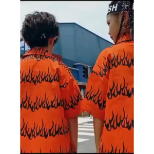 DYERA Setelan Baju Dance Anak Laki-laki Kemeja Bawahan Printing Cotton 2-14 Tahun LITTLE ROOM KIDS