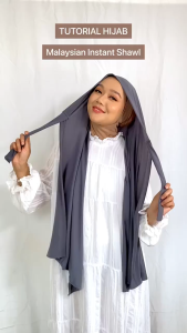 Pashmina Instan Jersey / Nabila Pashmina Instant tali / Hijab instan viral / Pashmina Malaysia COD