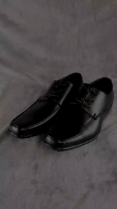 Across Mens Leather Black/School/Office/Formal/casual/Oxford Shoes [Jason]