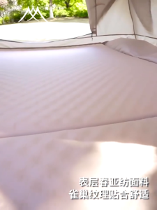 MOUNTAINHIKER 5 cm camping self-inflating mattress tilam angin extra thick memory foam single/double waterproof pad camping mattress