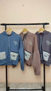 REALPICT!!! JAKET OUTHER N OCEAN TERBARU 2023 - JAKET OUTHER ZIPPER WANITA KOREAN STYLE BAHAN ADEM LEMBUT TIDAK BERBULU - ATASAN SWEATER ABG REMAJA DEWASA UP TO XL