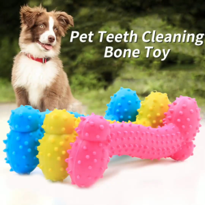 Đồ Chơi cục Xương cho Chó con nhaiDụng cụ vệ sinh Răng cho chó thú cưng