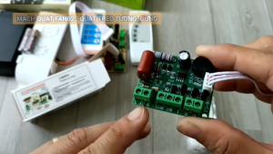 [Tặng Pin] Bộ Mạch SKQ và Điều Khiển Từ Xa ứng dụng lắp cho các loại quạt thường thành quạt điều khiển [Mạch quạt Fan02]