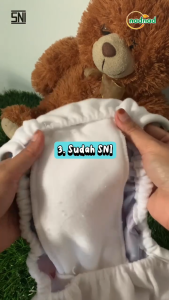 Clodi Nadnad Cover Popok Kain Bayi ( 3 - 17 kg ) Lebih Hemat Bisa Ganti Insert Saja Hamizan Kids