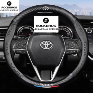 XYKJ Cover Stir Carbon Mobil Sarung Setir Mobil Sarung Roda Kemudi Mobil Pelindung Stir Mobil Universal Aksesoris Mobil Interior