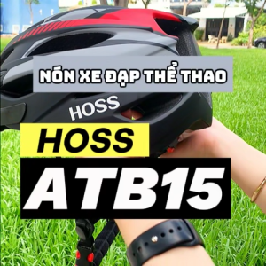 Nón Bảo Hiểm Xe Đạp THỂ THAO Nam Nữ HOSS ATB15 siêu nhẹ thoáng khí thể thao