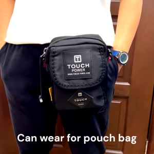 Ready Stock!! Touch Power & Tough Warrior Fashion Cellphone Bag Men Sling Bag Pouch Bag Chest Bag Waist Bag Soft Nylon