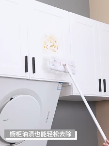 AD888.shop ไม้ถูพื้น ใช้แล้วทิ้งกระดาษแห้งและกระดาษเปียก ไม้ถูพื้น หมุนได้ 360 องศา พร้อมส่ง