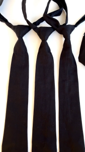 Dasi Hitam Polos Untuk Ospek Sekolah Kerja Wisuda Bahan Famatex Tebal